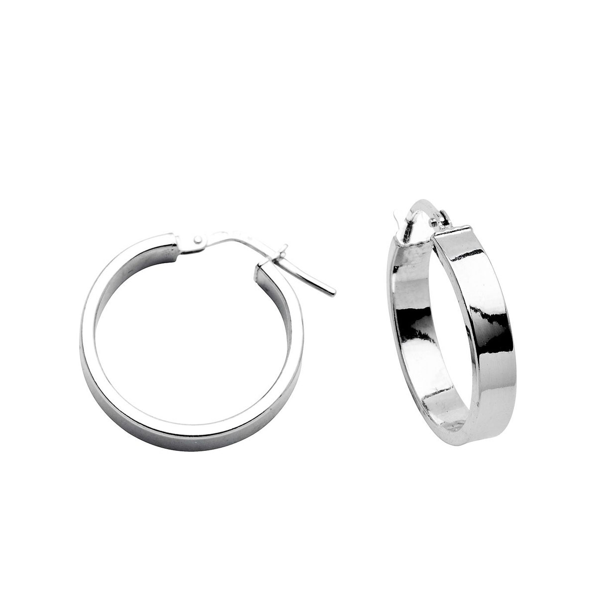 Øreringer 925 Sølv 10 mm