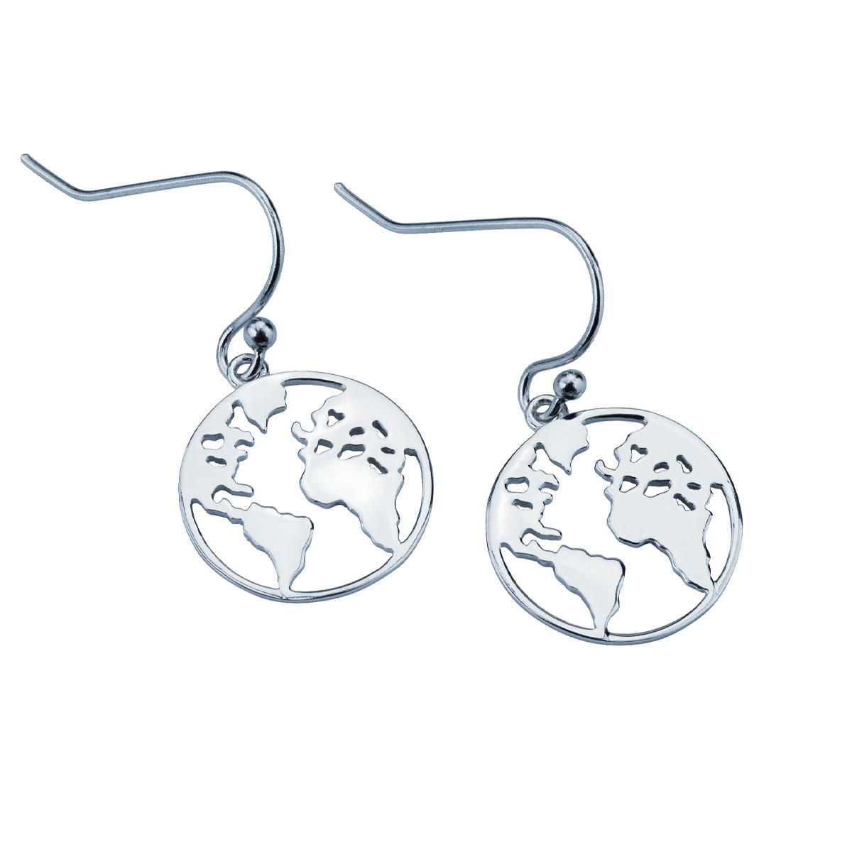 Øredobber Jordklode 925 Sølv 