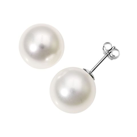 Øredobber Perle 925 Sølv