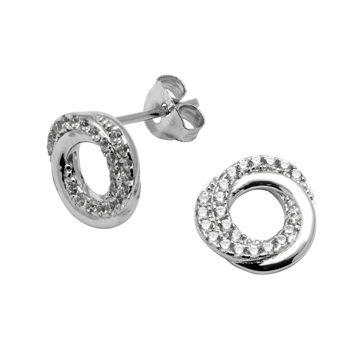 Øredobber Sirkel Sølv