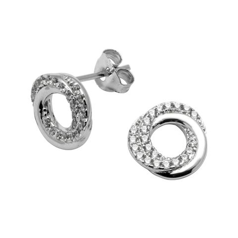 Øredobber Sirkel Sølv