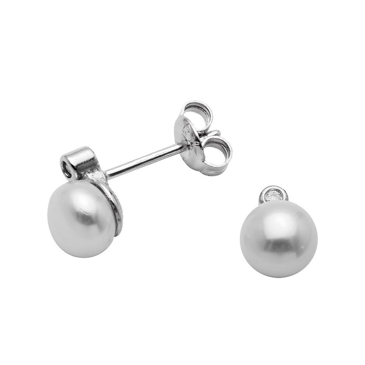 Øredobber Perle Sølv 