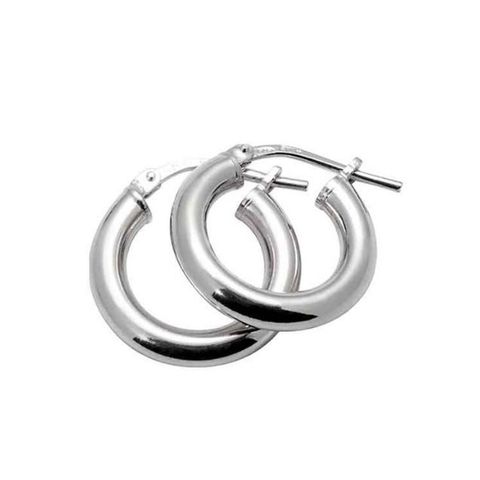 Øreringer 10mm Sølv