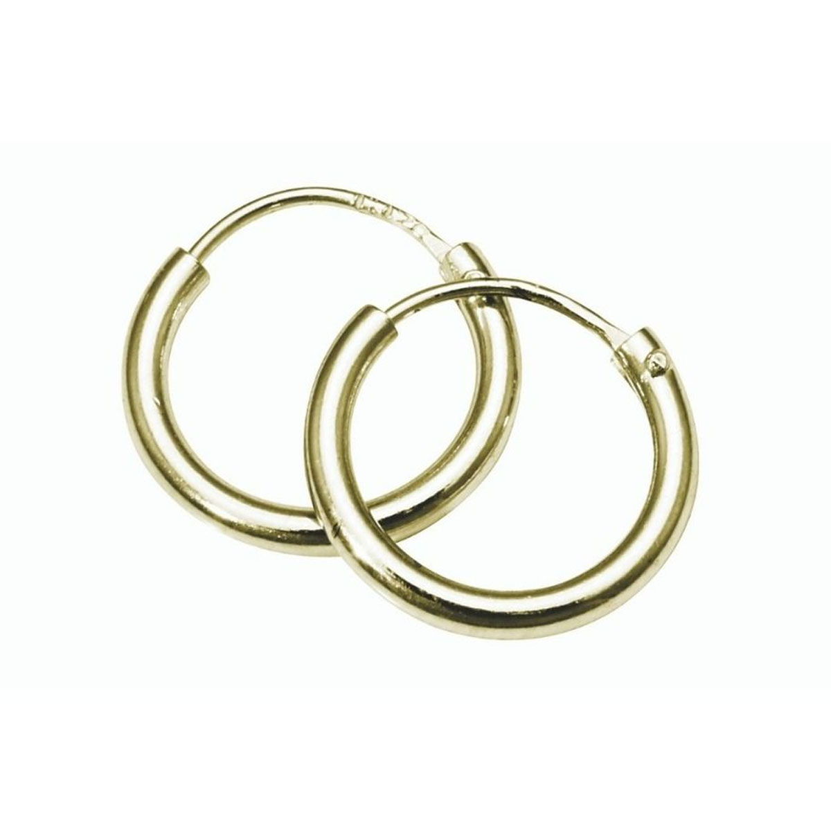 Øreringer 925 Forgylt Sølv