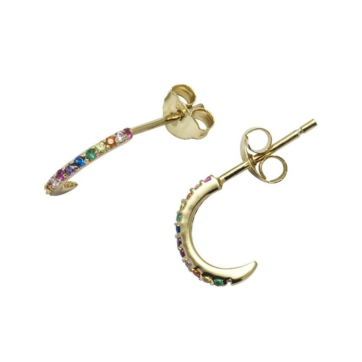 Øreringer 925 Forgylt Sølv