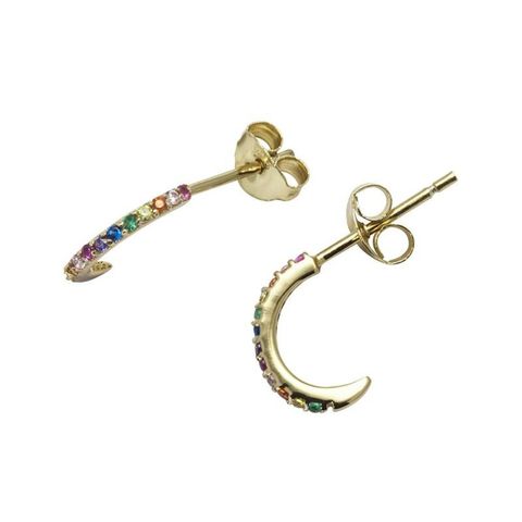 Øreringer 925 Forgylt Sølv