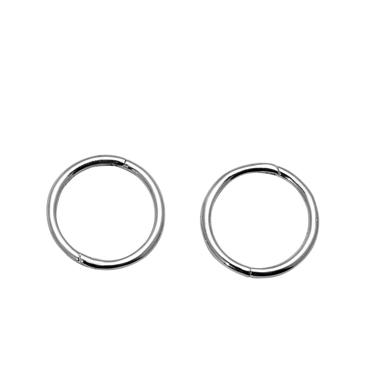 Øreringer Sølv 12 mm