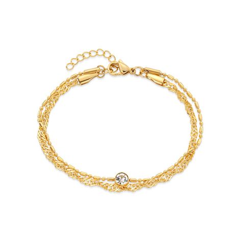 SANDRA Armbånd Gullfarget Stål