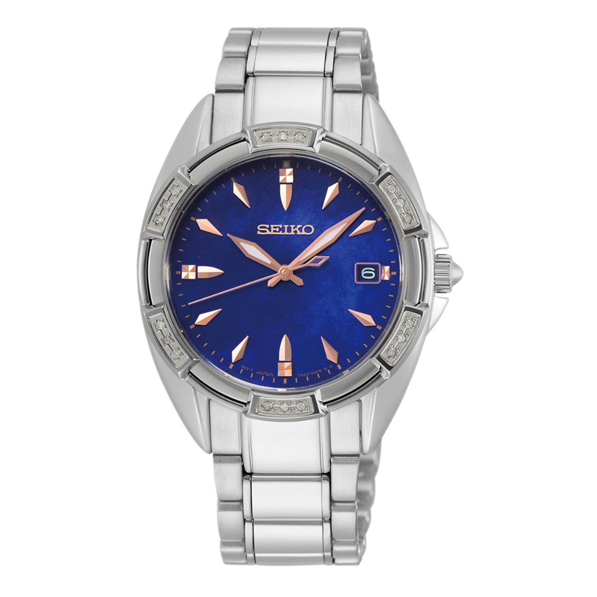 Dameklokke Diamanter 33 mm