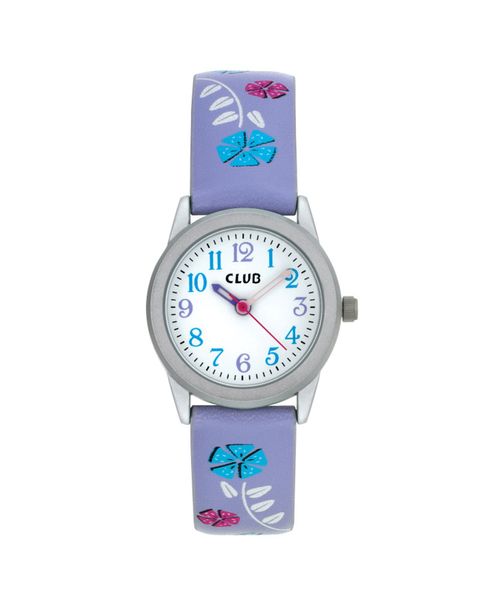 Barneklokke Lilla Blomster Ø25,5mm