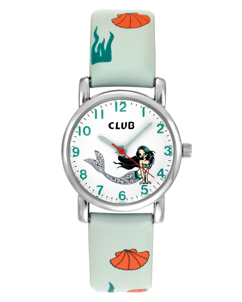 Club Barneklokke Havfrue Lys Grønn Ø27 