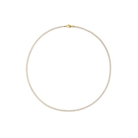 Shiny Tennissmykke Gullfarget Stål