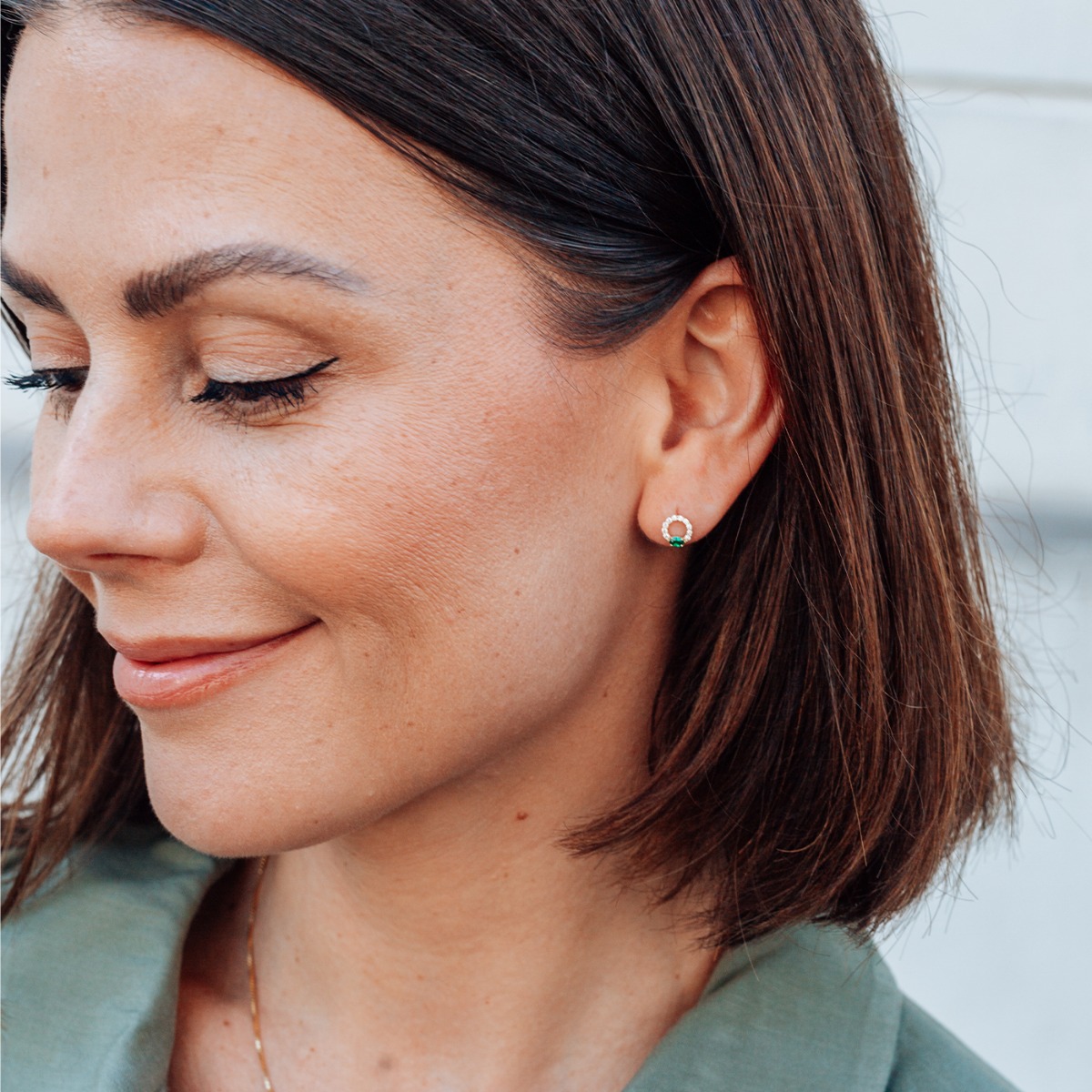 SISSEL Øredobber 375 Gult Gull