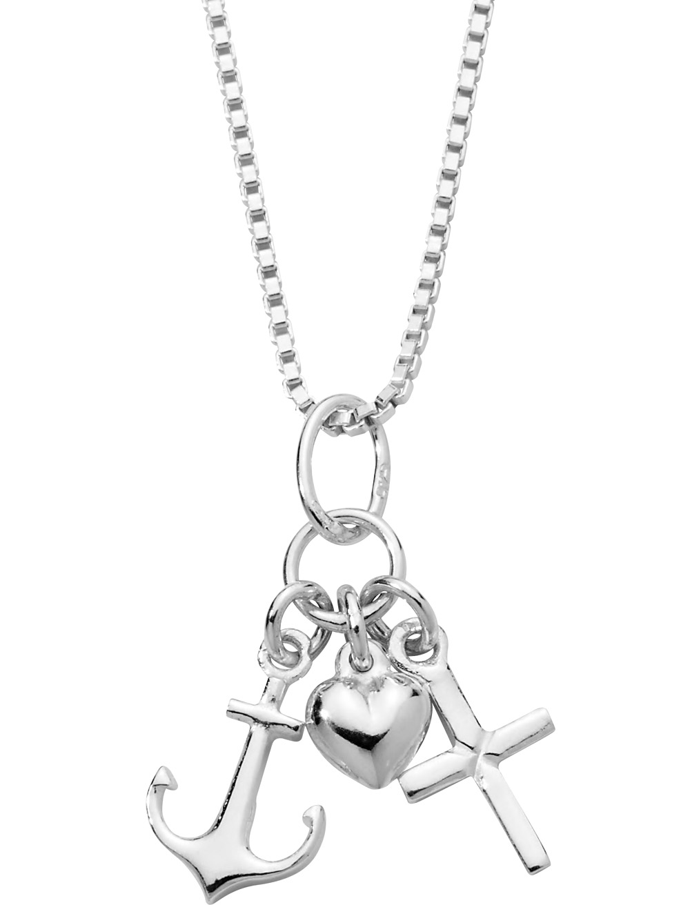 Smykke Tro Håp Kjærlighet Sølv 