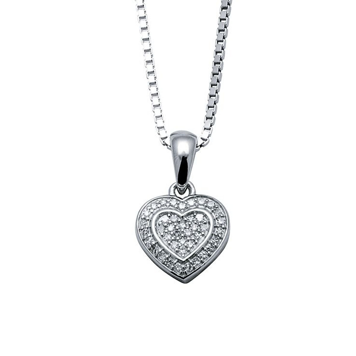 Smykke Hjerte Diamanter 