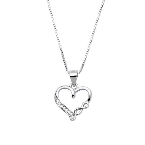 Halssmykke Hjerte 925 Sølv