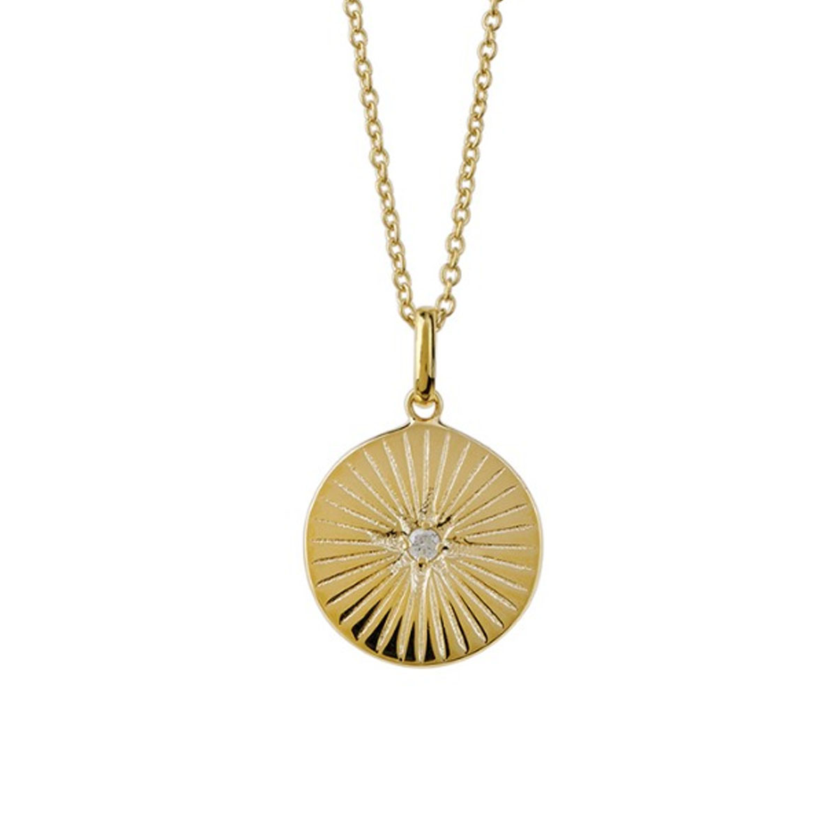 Smykke Sirkel Gullforgylt Sølv