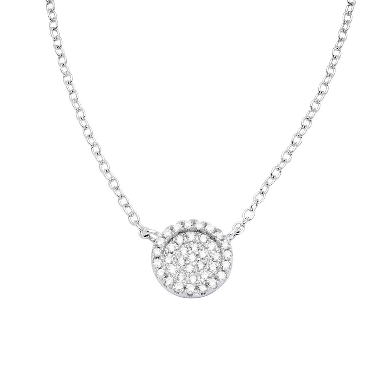 Halssmykke Sirkel Sølv 
