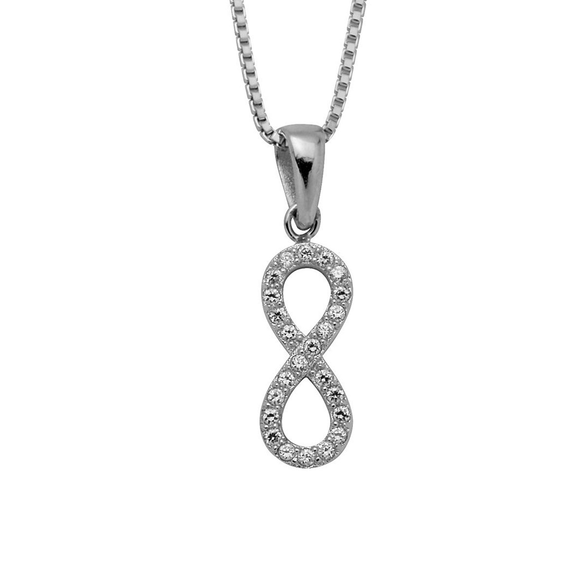 Halssmykke Evighetstegn 925 Sølv