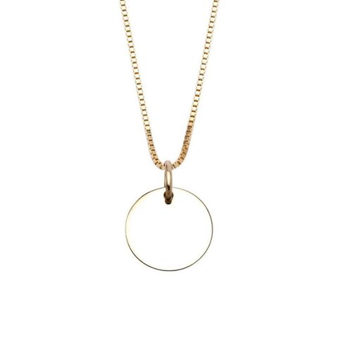 Halssmykke 375 Gult Gull