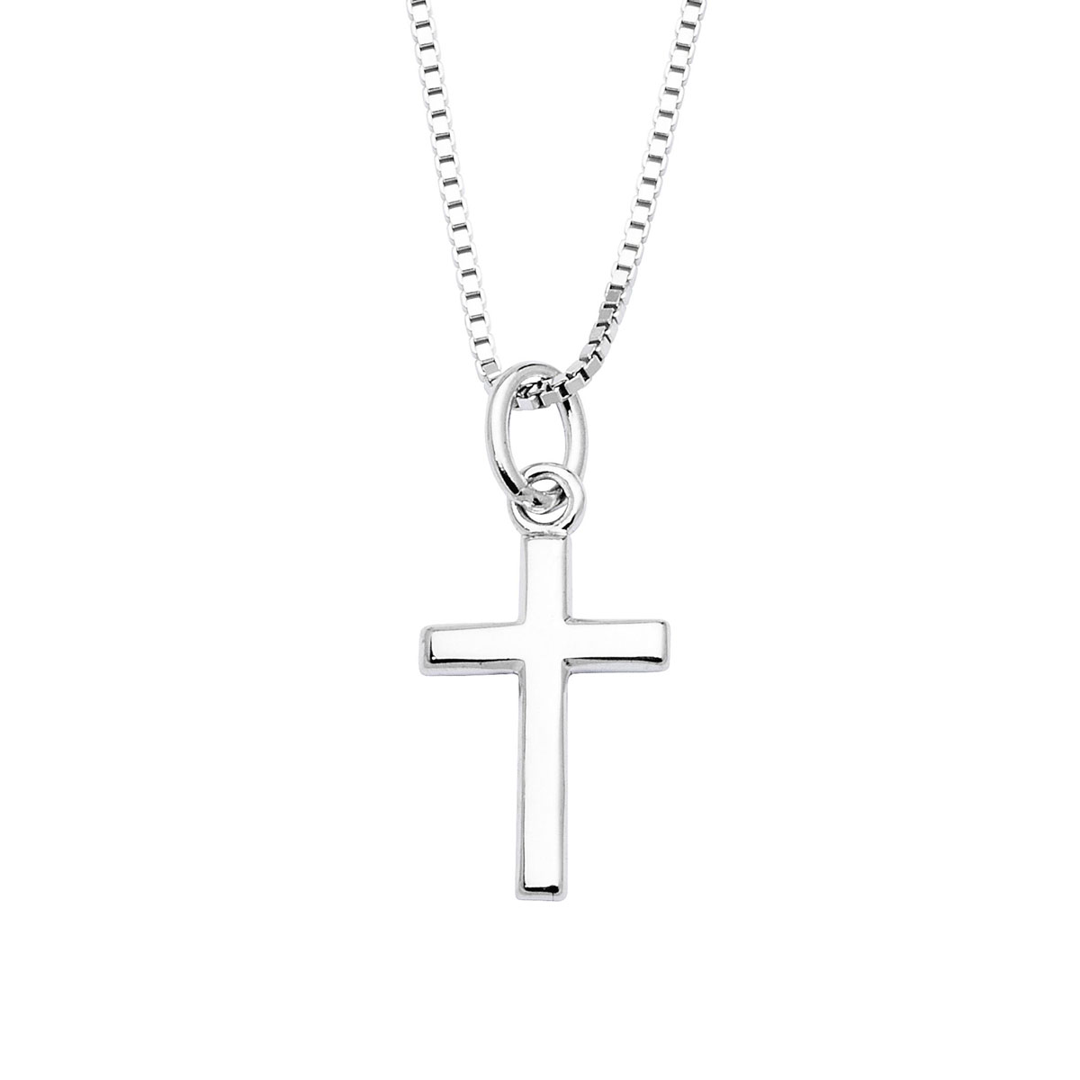 Halssmykke Kors 925 Sølv