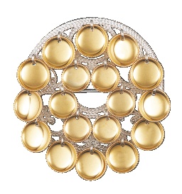 sølje hvit/forg. m. tråkantløvntl