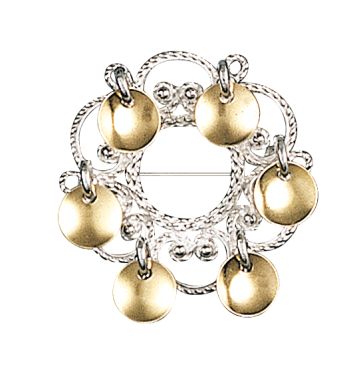 Barnesølje 830 Hvit Forgylt Sølv