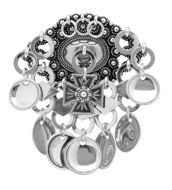 Sølje leinesølja, oksidert