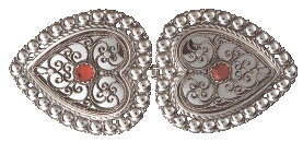 spenne, belte, oks. m.raud ste