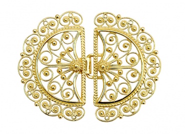 spenne, filigr, forgylt