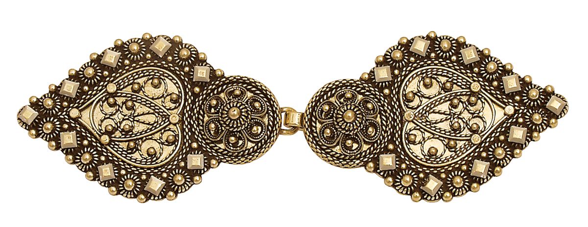 spenne, jakke, gml.forylt