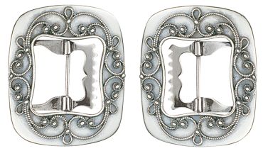 Spenne Kne-/Vest 830 Oksidert Sølv