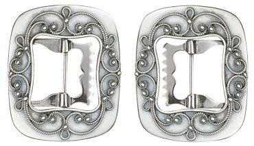 Spenne Kne-/Vest 830 Oksidert Sølv