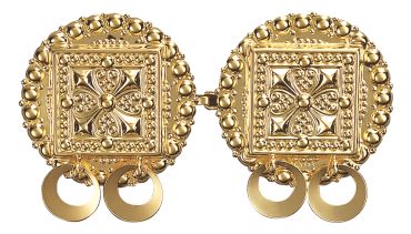 Beltespenne Follo 830 Forgylt Sølv