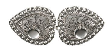 spenne til skinnlist, oksidert