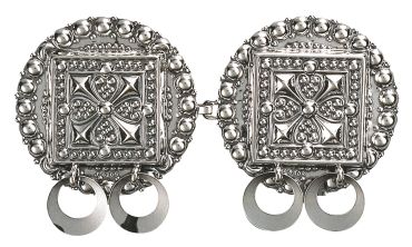 Beltespenne Follo 830 Oksidert Sølv