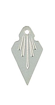 spirlauv, stor, hvit, 10 stk