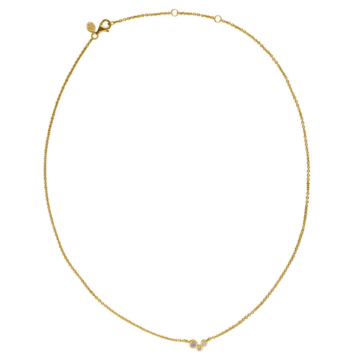 Stardust Halssmykke 925 Forgylt Sølv