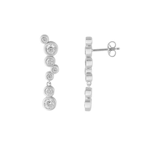 Stardust Medium Øredobber 925 Sølv