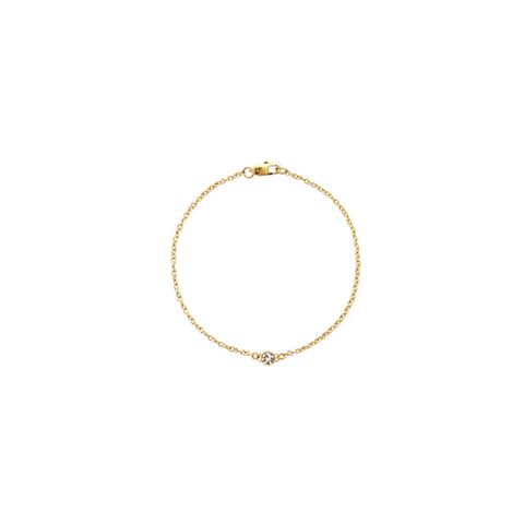 Thin Diamond Gold Small Bracelet