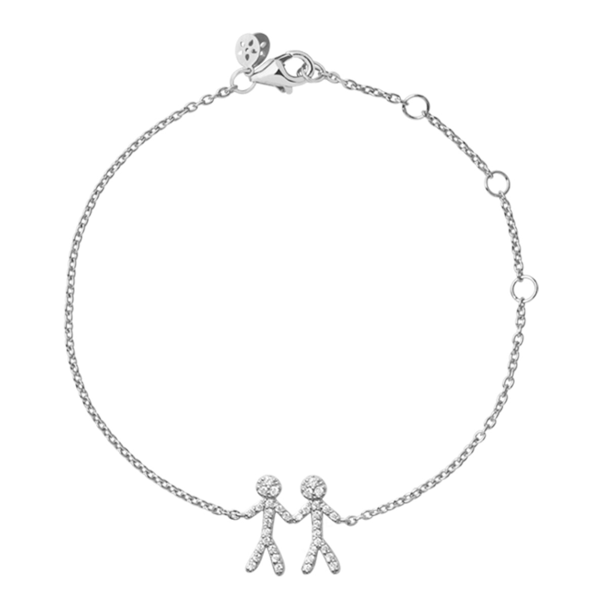 Together You & Me Armbånd 925 Sølv 