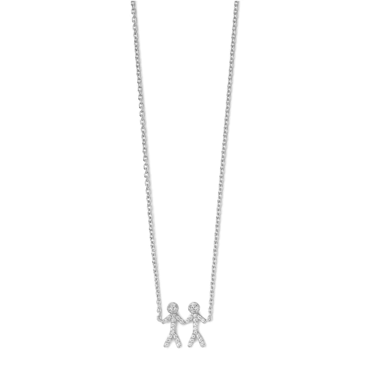 Together You & Me Halssmykke 925 Sølv 