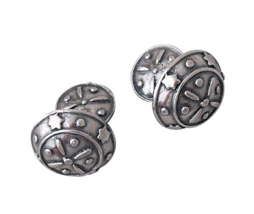 Troms sølv, mansj.knapp u/kule