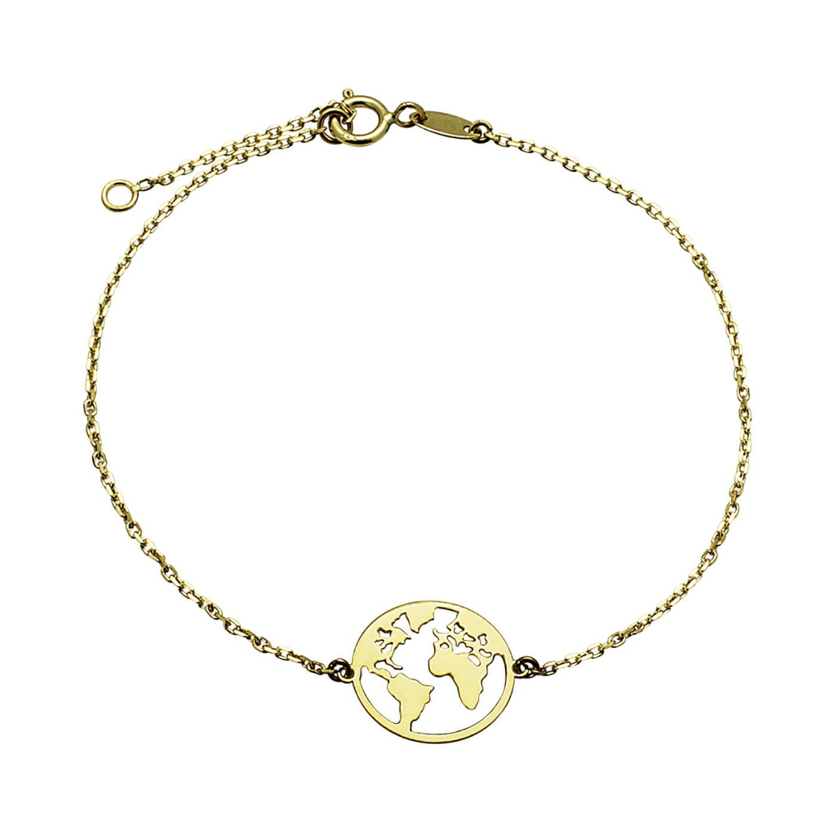 Armbånd Jordklode 375 Gult Gull