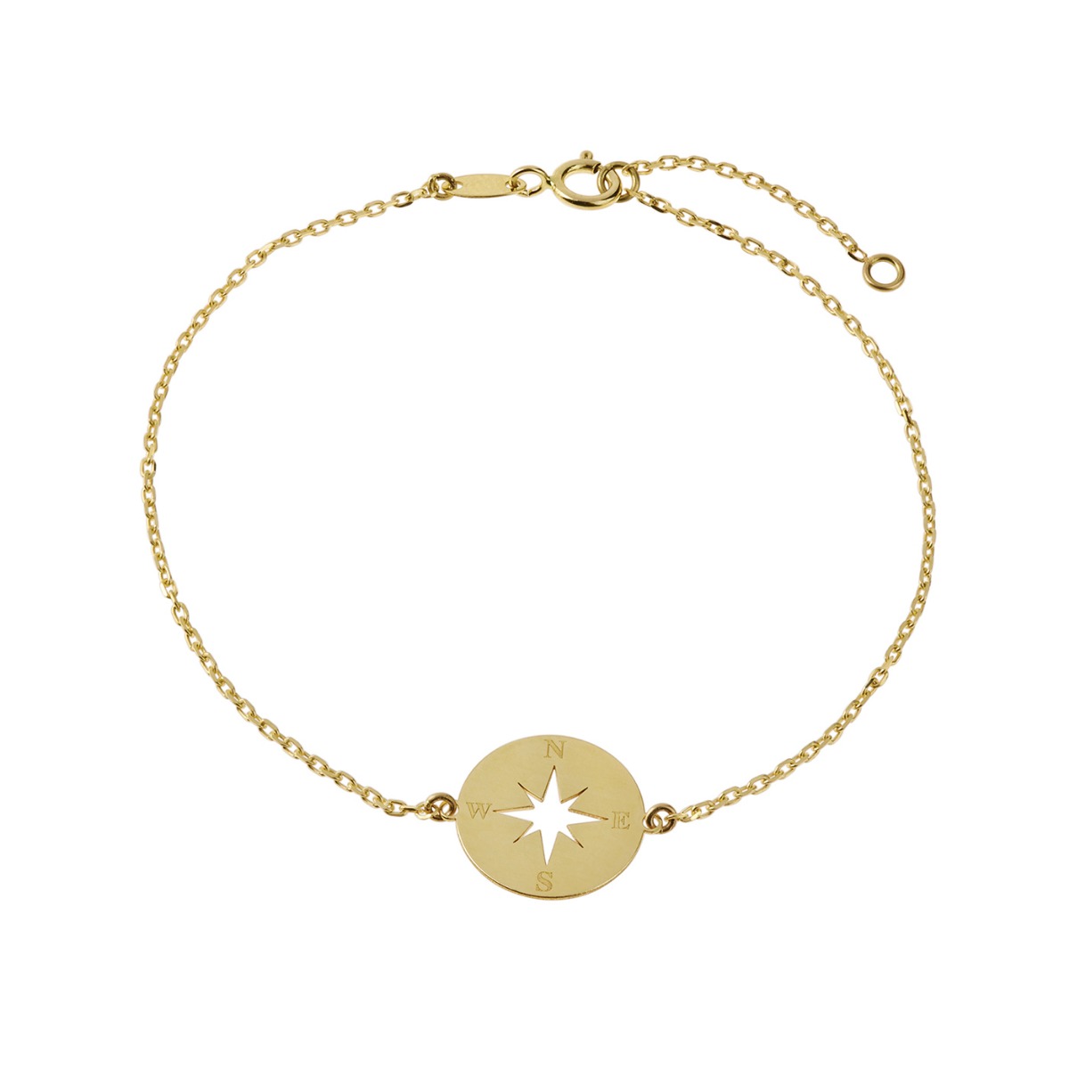 Armbånd Kompass 375 Gult Gull