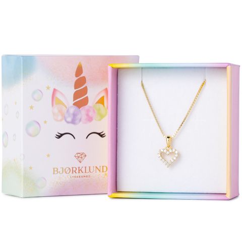 Halssmykke 925 Forgylt Sølv