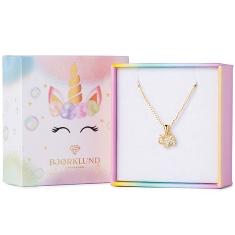 Halssmykke 925 Forgylt Sølv