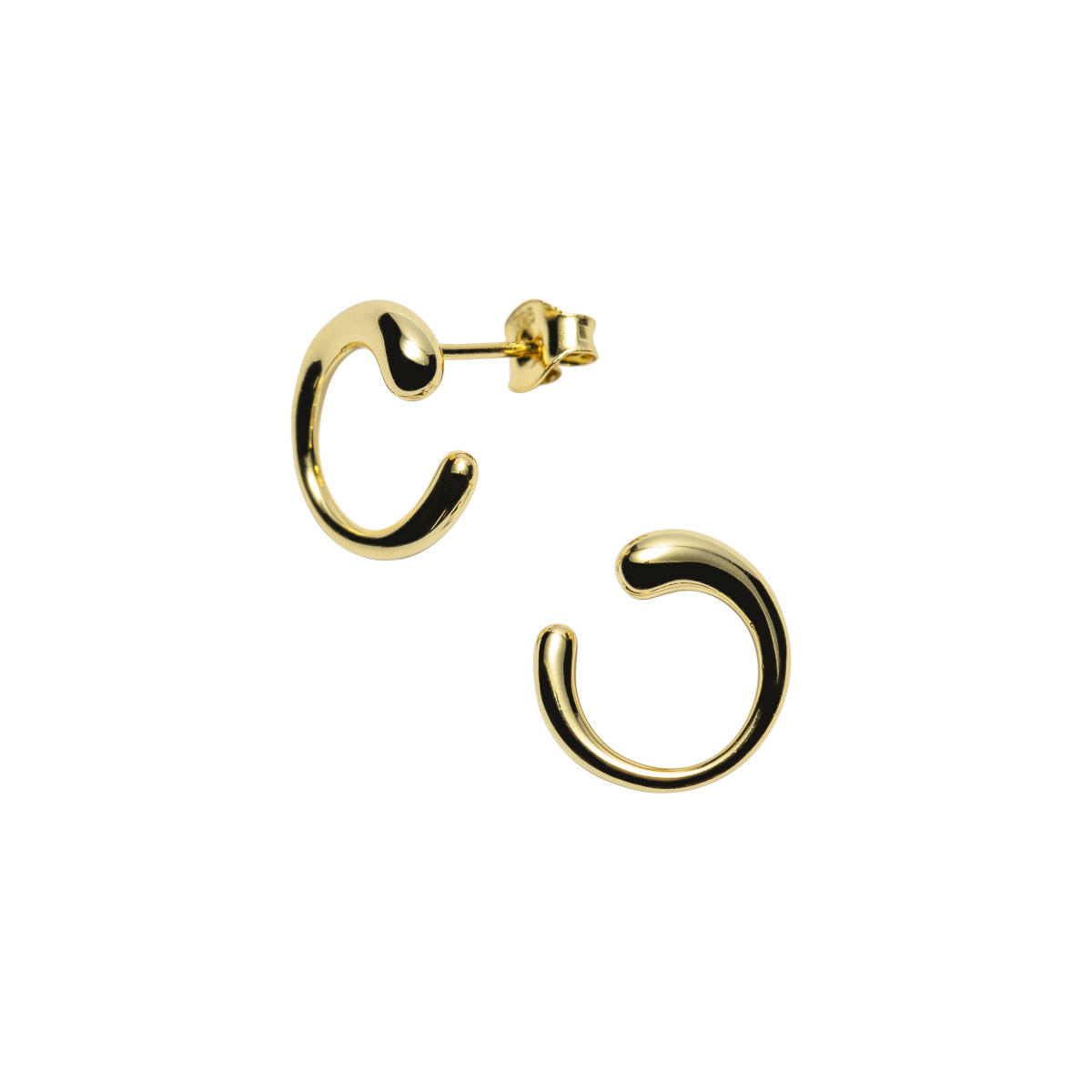 VERA Øredobber 925 Forgylt Sølv