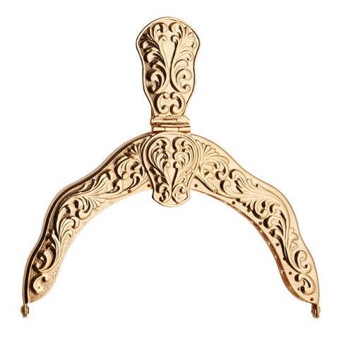 Veskelås Hardanger Forgylt Messing