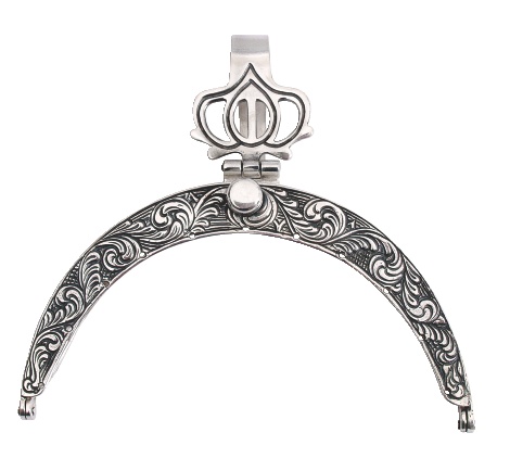 Veskelås, plett, oksidert,?stf